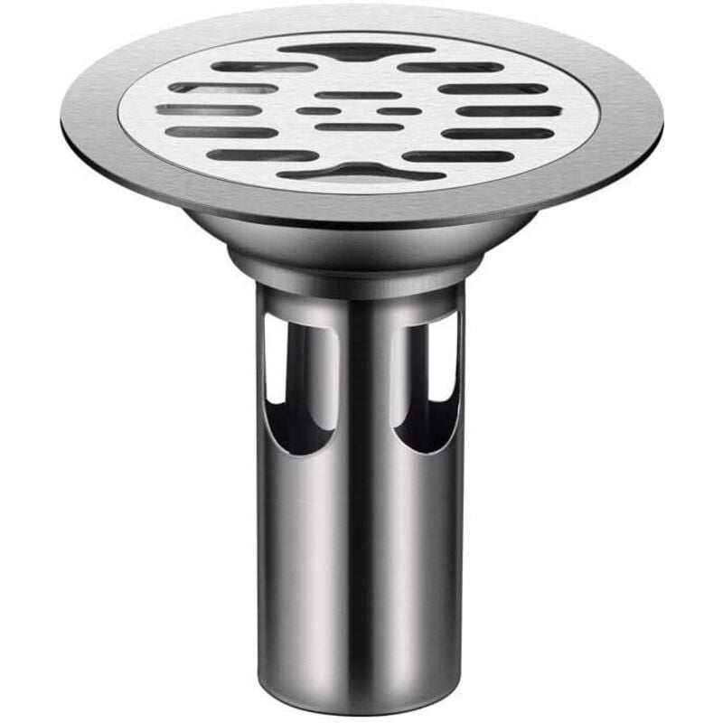Round Sewer Drain Cover, Underground Pool Water Outlet, Shower Filter Cover, Kitchen Sink Connector, 9.8 x 10.5 cm