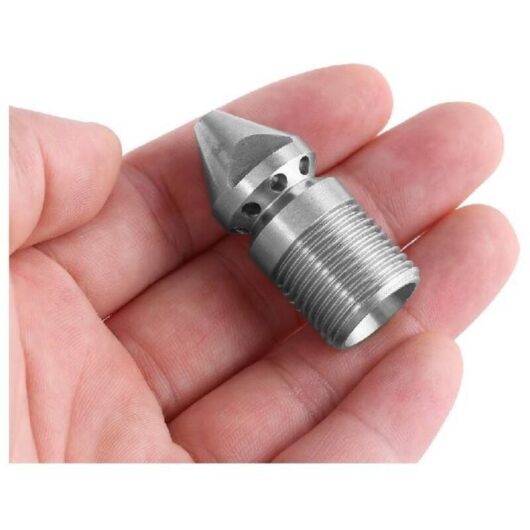 SS304 Stainless Steel Sewer Cleaning Nozzle with 3/8BSP Male Thread