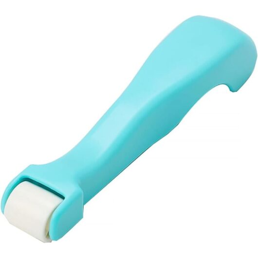 1PCS Press Wheel Sewing Presser Sewing Roller Tool for Quilting, Sewing, Printing, Ink, Wallpaper, Home Decoration (Blue) - Csparkv