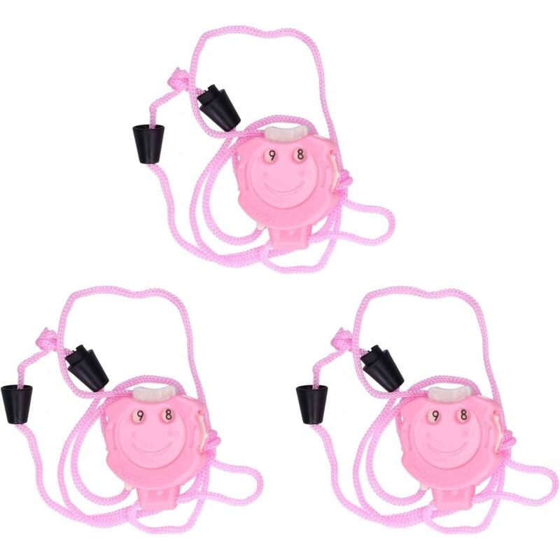 3 Pieces Knitting Counter, Row Counter, Knitting Stitch Counter, Crochet Stitch Marker, Knitting Row Counter, Pink