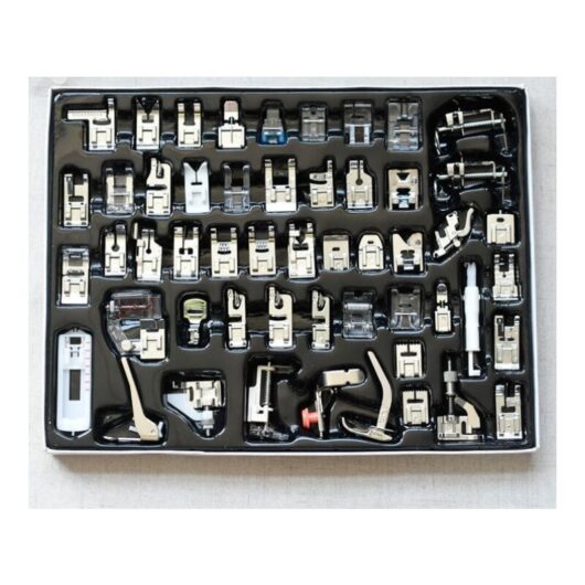 52 pièces de machine à coudre de pied multifonction de pied de presse professionn pour frère, chanteur et machine à coudre de maison, 505A ensemble