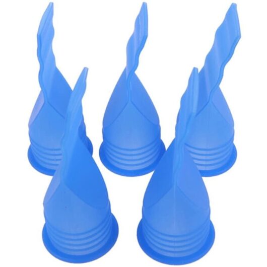 5Pcs Drain Backflow Preventer, One Way Filter, Sewer Filter, Adjustable Silicone Floor Drain for Bathroom, Kitchen and Other Pipes (Blue)