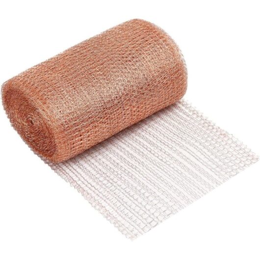 9M Copper Mesh Pest Control, Flexible Knitted Copper Net, Copper Filter Mesh, Copper Wire Mesh Protection for Home Garden Anti Rodent Insects Snails,