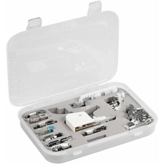 Accessoires couture 15pcs Pieds Presseurs pour Machine à Coudre Ensemble Marche Pied kit pour Machine à Coudre Domestique Brother Singer