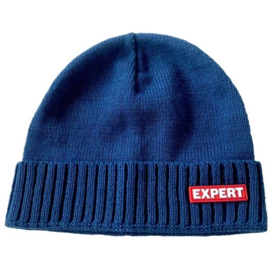 Bosch Expert Official Knitted Blue Branded Beanie Bobble Hat - One Size