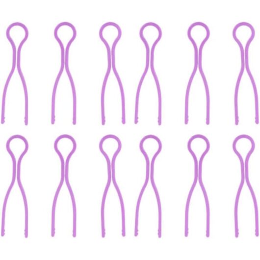 CCYKXA Bobbin Clip Bobbin Clip Sewing Accessory in Purple Plastic 7cm for Sewing and Embroidery Machines - Easy Bobbin Organization