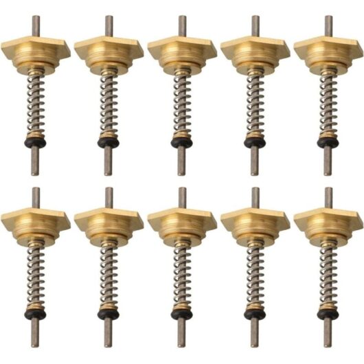 CCYKXA Pack of 10 12mm gas boiler water connection lugs for water heaters, copper connecting valve assembly (12mm)