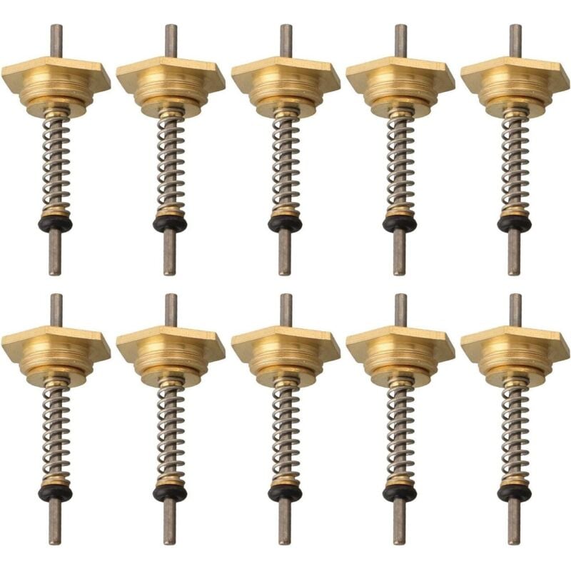 CCYKXA Pack of 10 12mm gas boiler water connection lugs for water heaters, copper connecting valve assembly (12mm)
