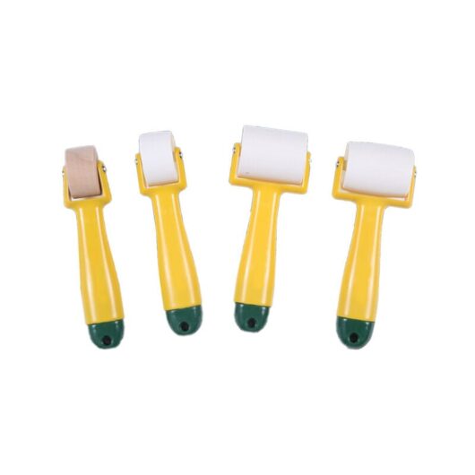 Csparkv - 4Pcs Paint Roller, Hand Pressure Roller, Plastic Rollers, for Wallpaper Sewing Decorative Tools