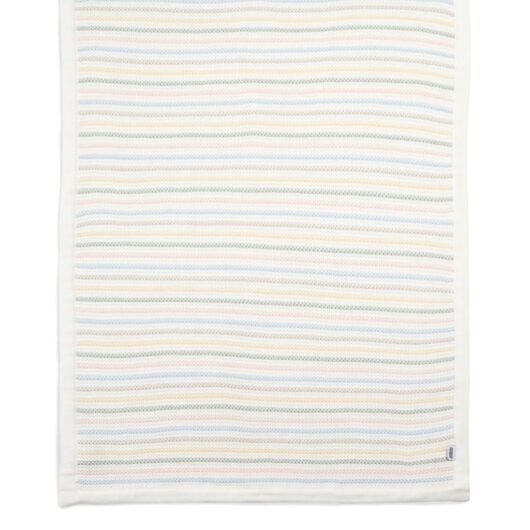 Mamas & Papas Knitted Pastel Stripe Shawl Multi