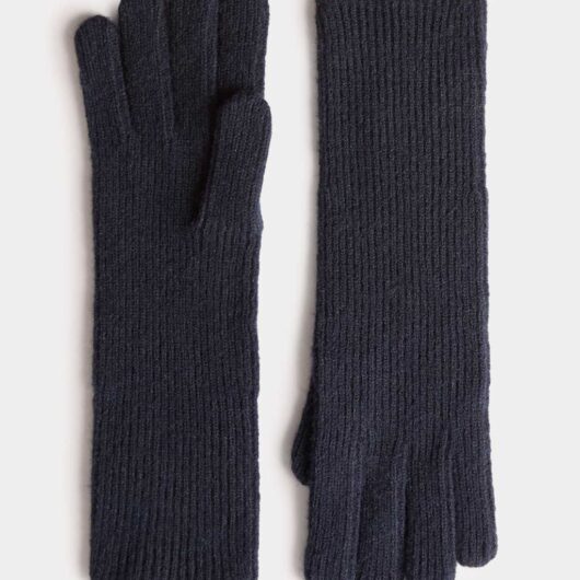 M&S Knitted Long Gloves Navy