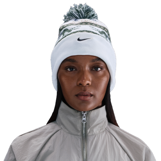 Nike Peak Unisex Knitted Hats & Beanies - White - One Size - Wool