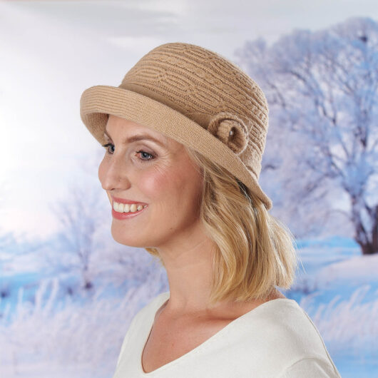 Taupe Knitted Hat