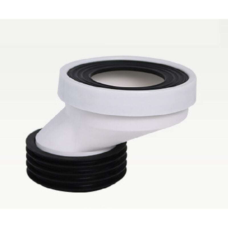 Toilet hose connection nozzle: eccentric straight drain nozzle (5 cm)