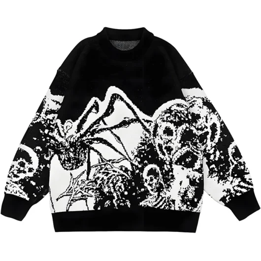 Custom LOGO OEM & ODM Men Sweater Pullover Jacquard Knitted Top Winter Crew Neck Casual Jumper Men Knitwear Custom Knit Sweater