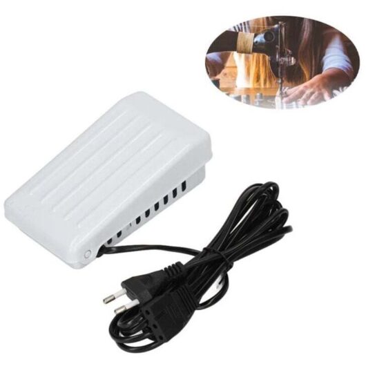 Electric Sewing Machine Foot Pedal, 220V Electronic Foot Pedal with Cord, Universal Speed Controller, Foot Pedal for Controlling Household Sewing