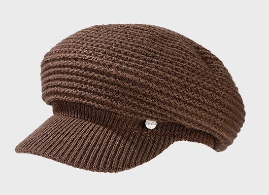 Solid Colour Knitted Beret Cap - 4 Colours