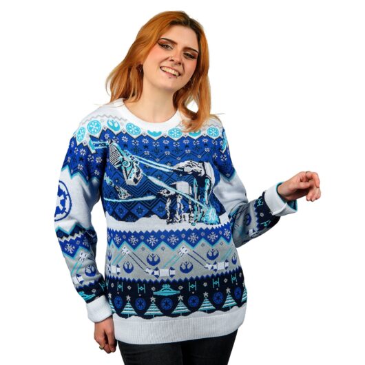 Star Wars AT-AT Assault Knitted Christmas Jumper - 3XL