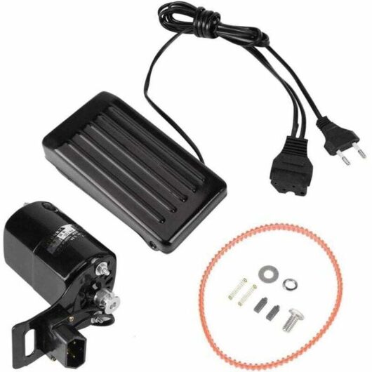 180W sewing machine motor with universal foot pedal - spare parts (220V EU plug)