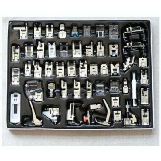 52-piece professional presser foot multi-function sewing machine set for Brother, Singer, and home sewing machines, 505A presser foot set +