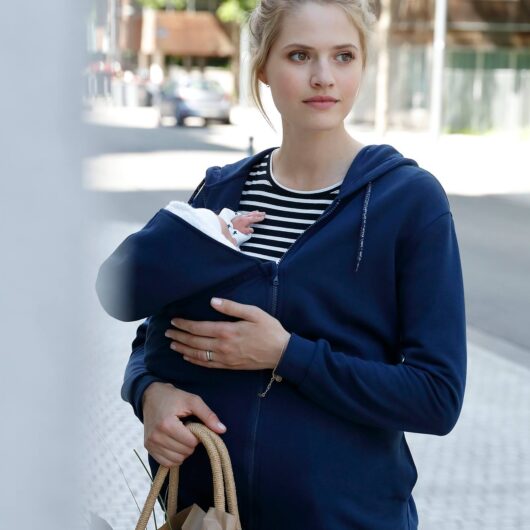 Adaptable Jacket, Maternity & Post-Maternity dark blue
