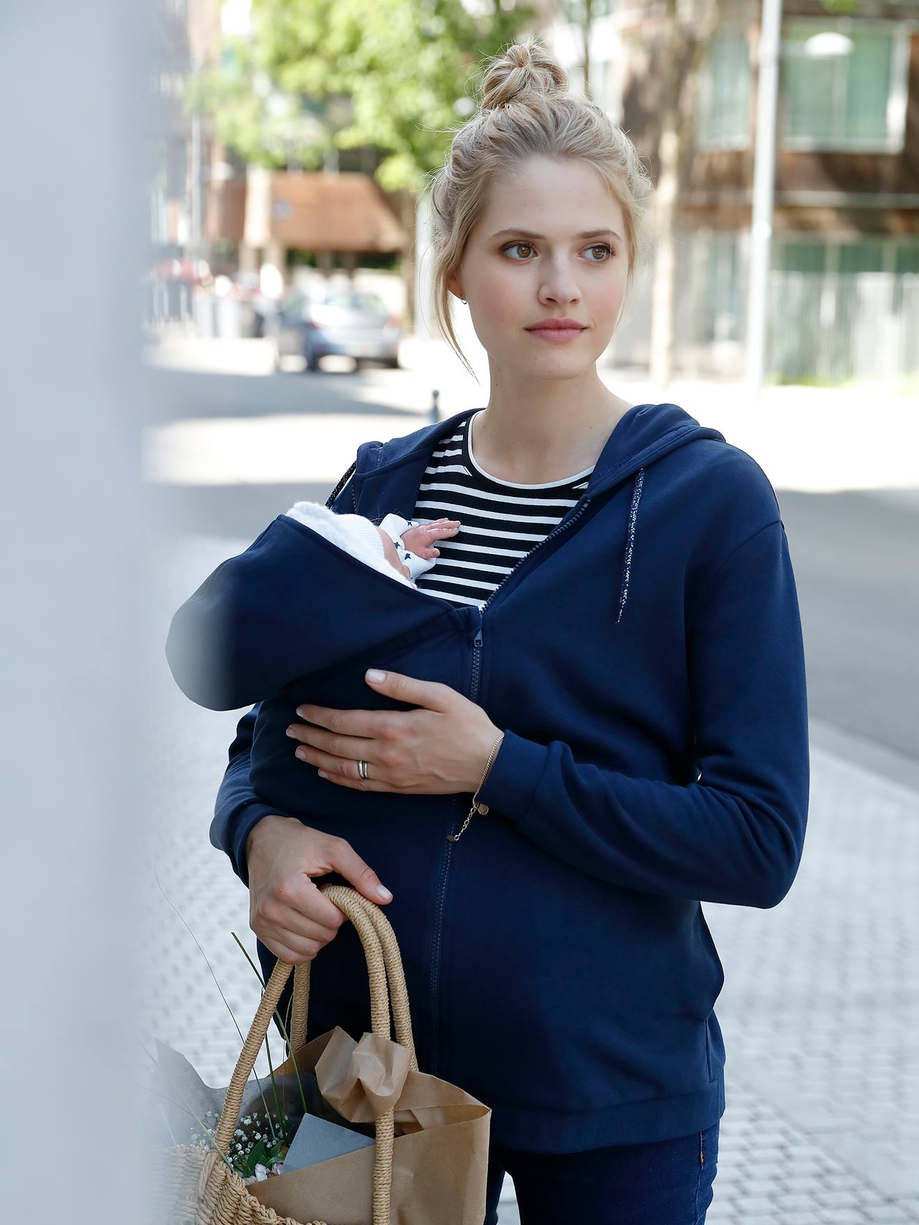 Adaptable Jacket, Maternity & Post-Maternity dark blue