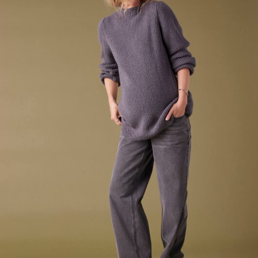 Adaptive Front/Back Jumper, Maternity & Nursing Special anthracite
