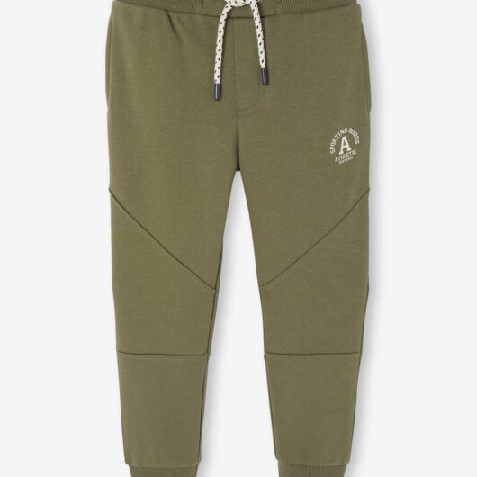 Athletic Joggers in Fleece for Boys khaki