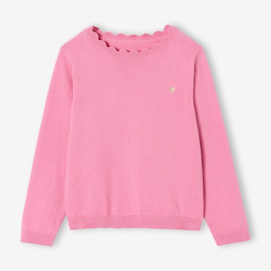 BASICS Jumper for Girls peony pink