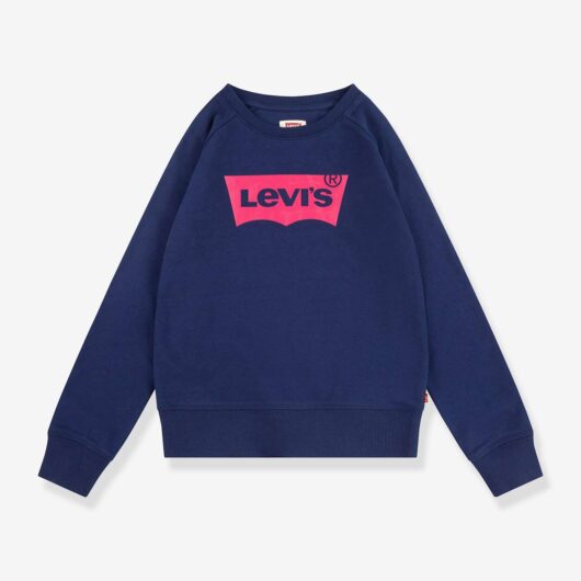 Batwing Sweatshirt with Round Neckline by Levi's® blue