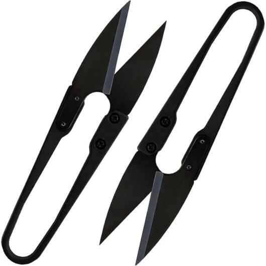 Ccykxa - 2 Pcs Mini Bonsai Scissors,Garden Pruning Shears,U Shape Embroidery Sewing Thread Sewing Scissors Pliers,Small Sewing Scissors,Sewing
