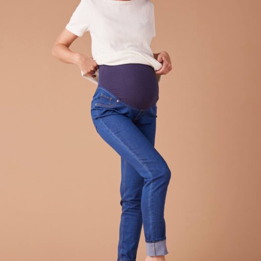Denim Treggings for Maternity, ENVIE DE FRAISE deep blue