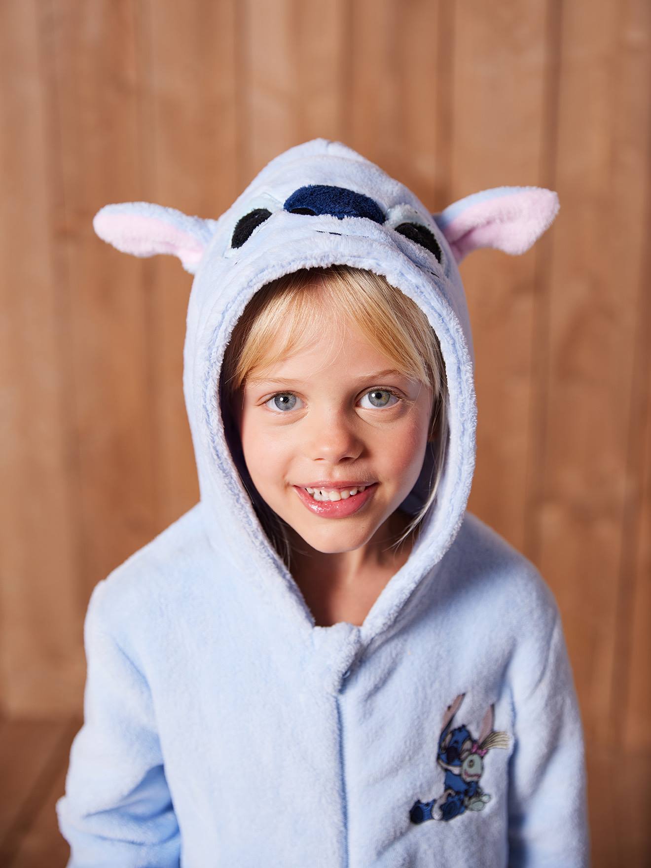 Disney® Stitch girls' pyjamas sky blue
