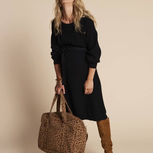 ENVIE DE FRAISE maternity knitted dress black