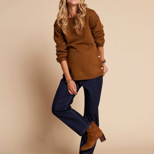Fancy nursing clothes jumper ENVIE DE FRAISE olive