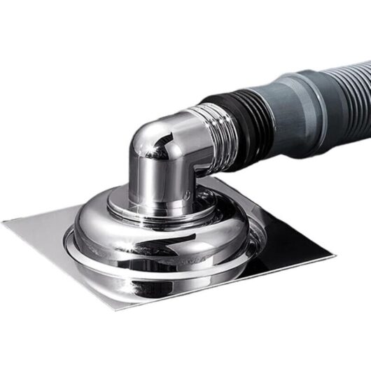 Floor drain elbow for washing machine, drain hose connector, sewer deodorizer (anti-overflow hose)