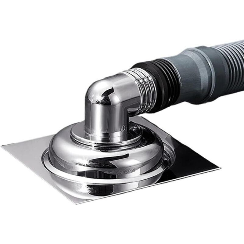Floor drain elbow for washing machine, drain hose connector, sewer deodorizer (anti-overflow hose)