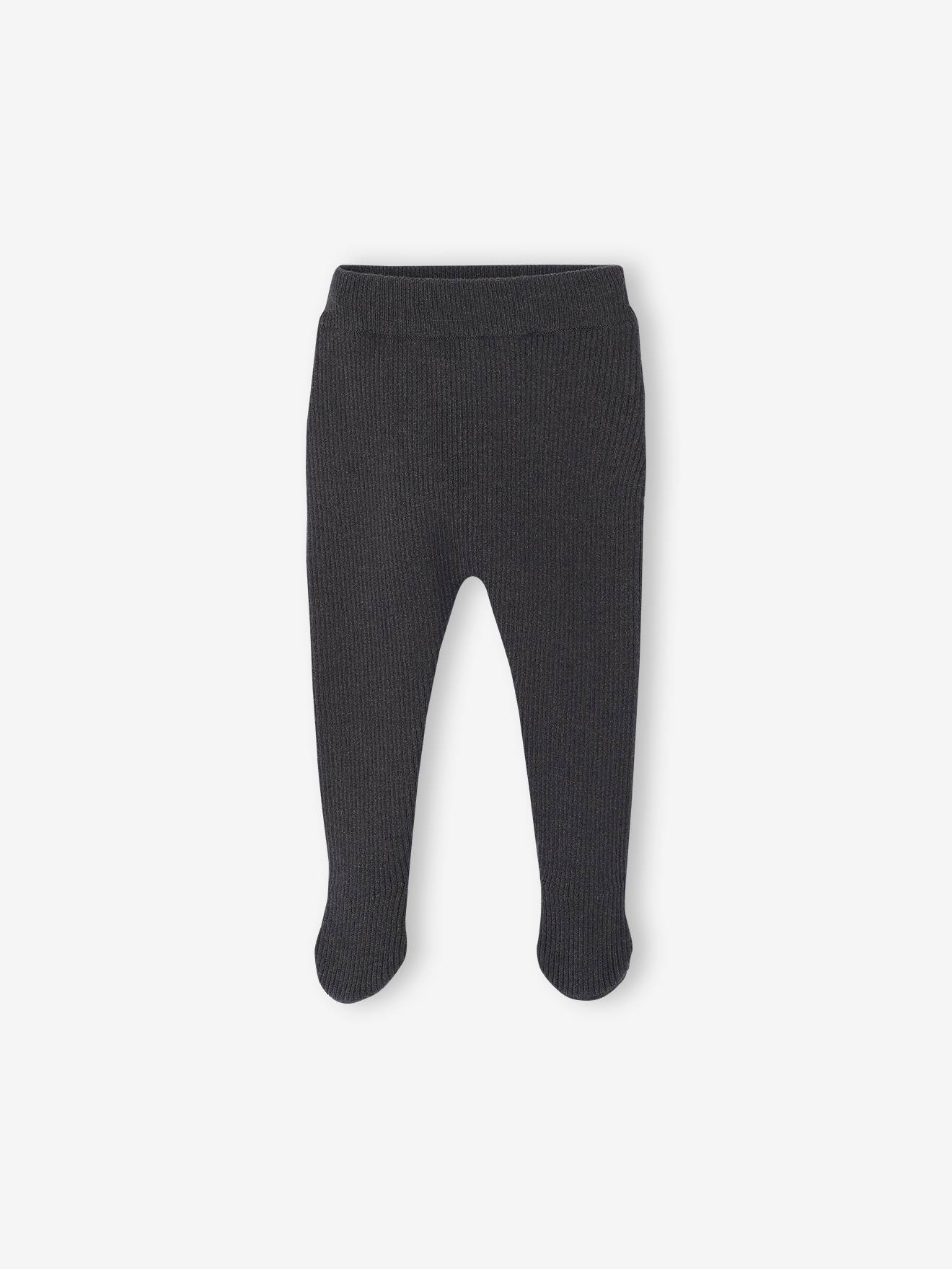 Footed Trousers for Newborns anthracite