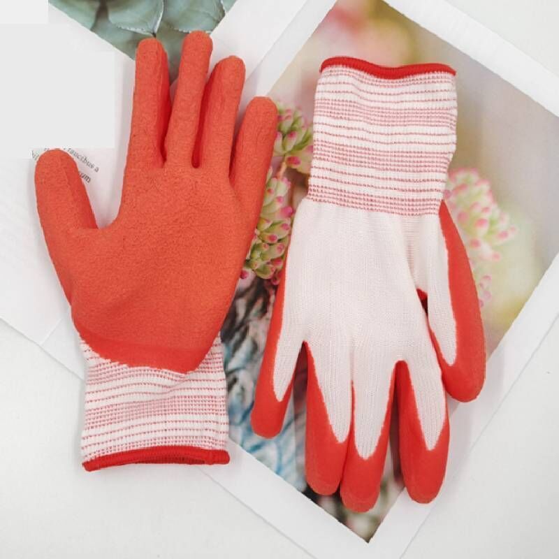 Gardening gloves, best gifts for women, 6 pairs of breathable gardening gloves, outdoor protective work gloves with handle.