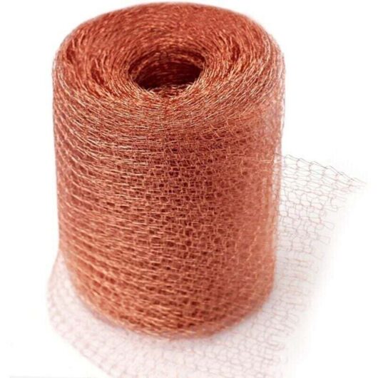 High-Quality Rodent-Proof Mesh, 100% Copper, Slug, Snail, Mouse, Rat, Bird, Nematode, Ferramol, Knitted Copper Net for Indoor and Garden Use (9