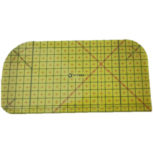 Hot ironing ruler, patch ruler, ironing fabric ruler, resin sewing ruler