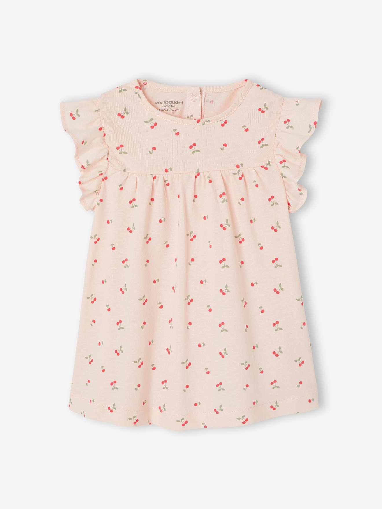 Jersey Knit Dress for Babies rose