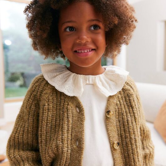 Knitted Cardigan olive
