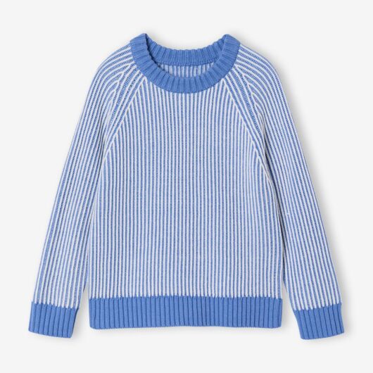 Knitted Jumper for Boys blue