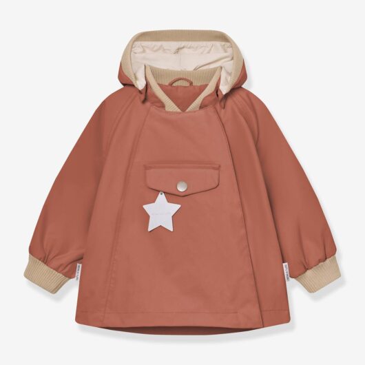 MATWAI Mid-Season Jacket for Baby Girls, MINI A TURE dark brown