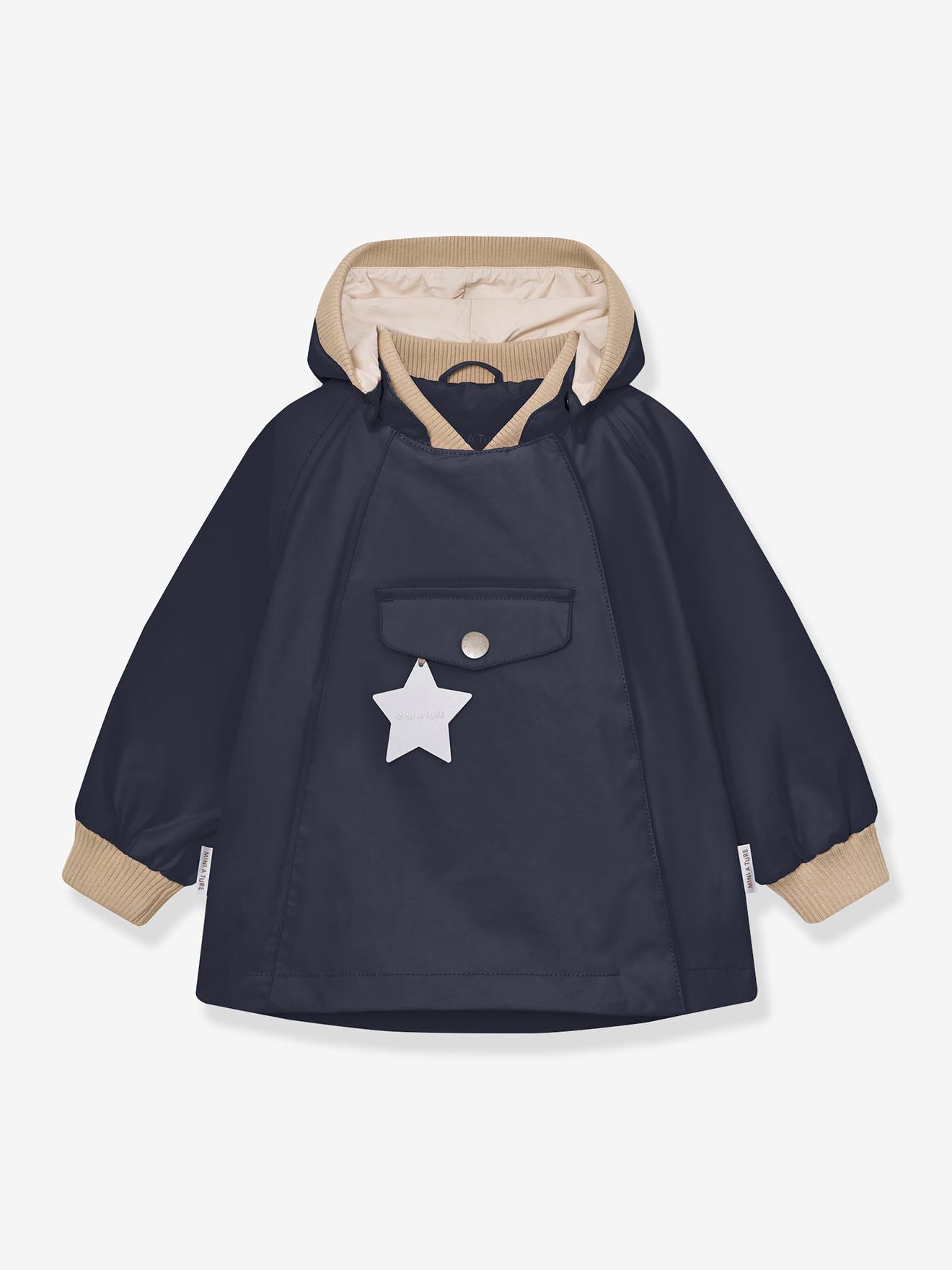 MATWAI Mid-Season Jacket for Baby Girls, MINI A TURE deep blue
