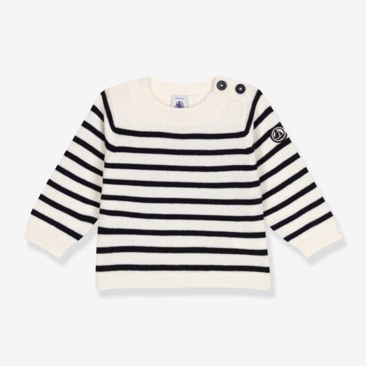 PETIT BATEAU knitted sweater striped blue