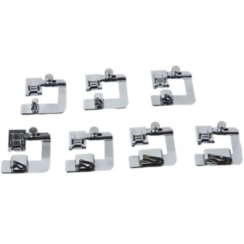 Pieces Sewing Machine Presser Foot Hem Foot 3/8 4/8 5/8 6/8 7/8 8/8in Hem Foot