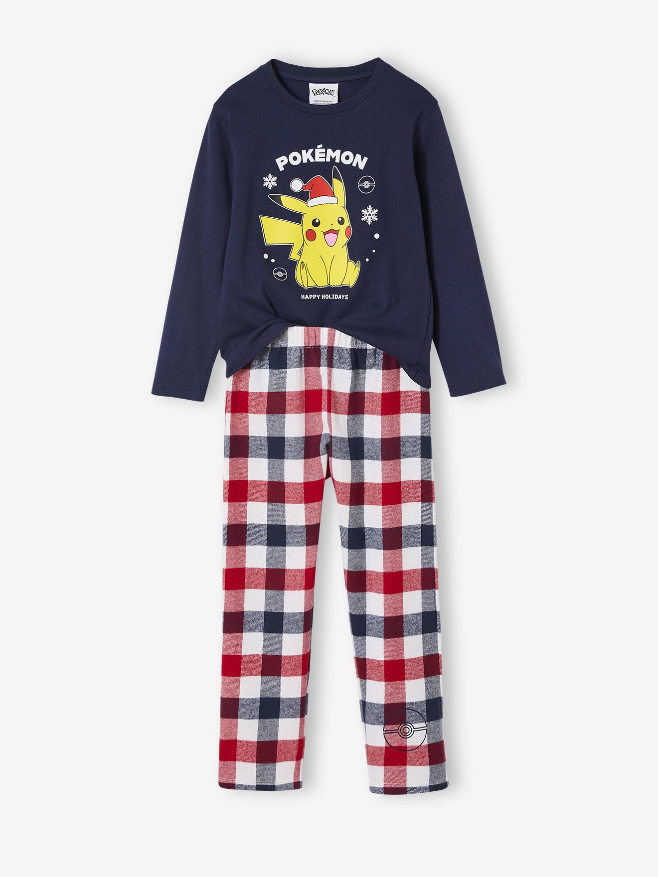 Pokemon Christmas Pyjamas for Boys navy blue