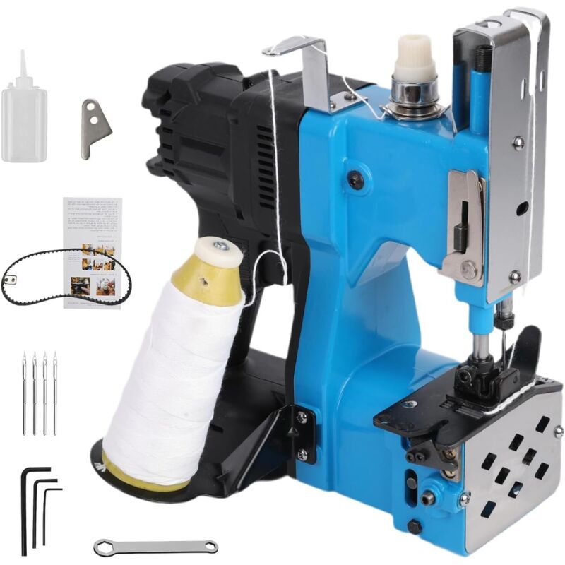 Portable electric bag sewing machine, compatible with Makita 18V battery, portable sewing machine, portable bag sealing machine, electric packaging